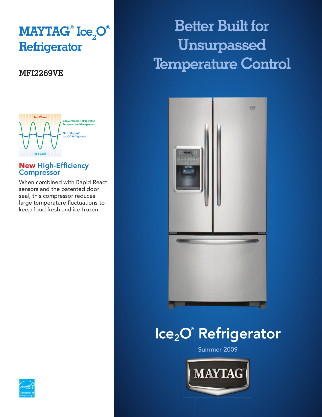 PDF manual for Maytag Refrigerator MFI2269VE